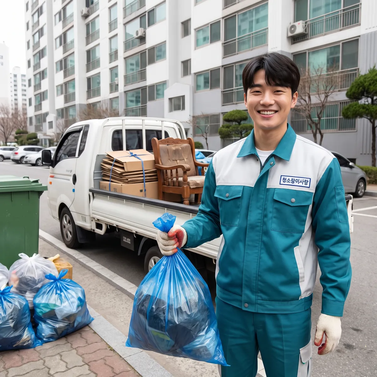 폐기물처리 시공 현장