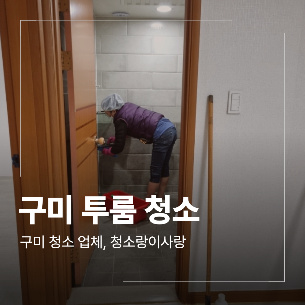 구미 투룸 청소 구평동 부영아파트 19평 후기